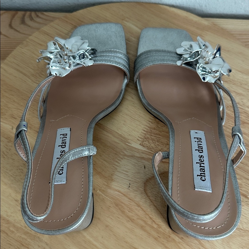 Charles David Womens Rome Heeled Sandals new 7.5M - Picture 6 of 7